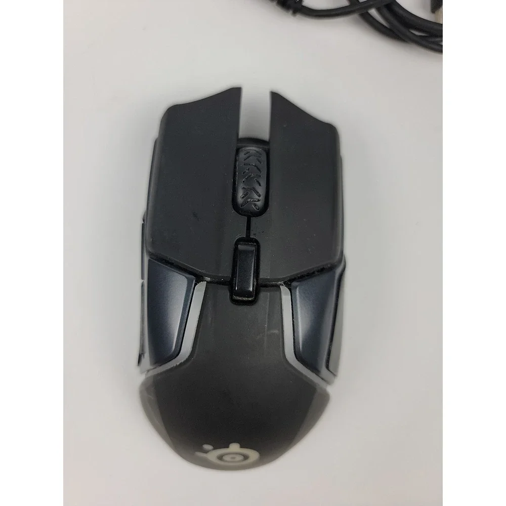 SteelSeries Rival 600 Wired Gaming Mouse Black RGB Dual Optical Sensor M-00010